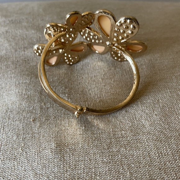 COPY - Rhinestone Adjustable Floral Bracelet - Picture 5 of 5
